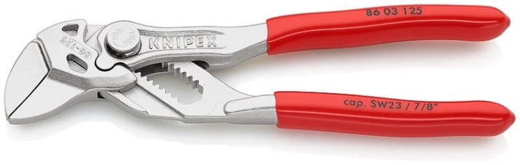 Szczypce nastawne 125mm Nikl. PCV Knipex