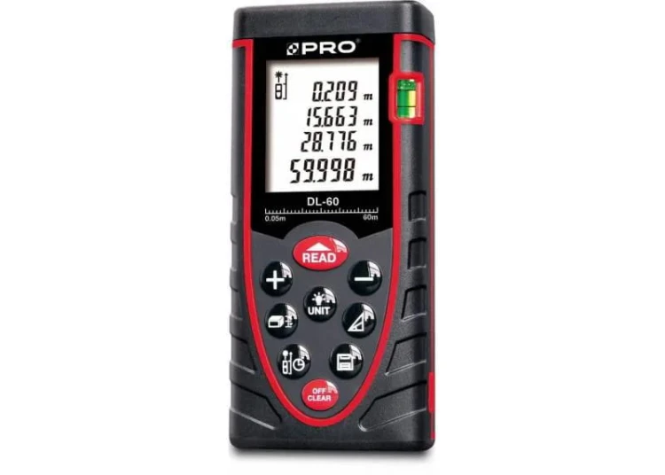 Dalmierz laserowy 60m PRO DL60