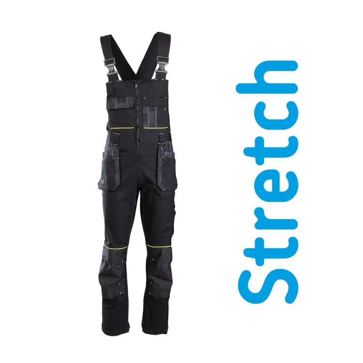 Spodnie robocze ogrodniczki stretch Polstar SevenK DIAMANT - rozmiar 48