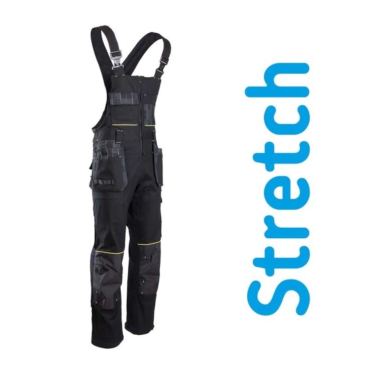 Spodnie robocze ogrodniczki stretch Polstar SevenK DIAMANT - rozmiar 48