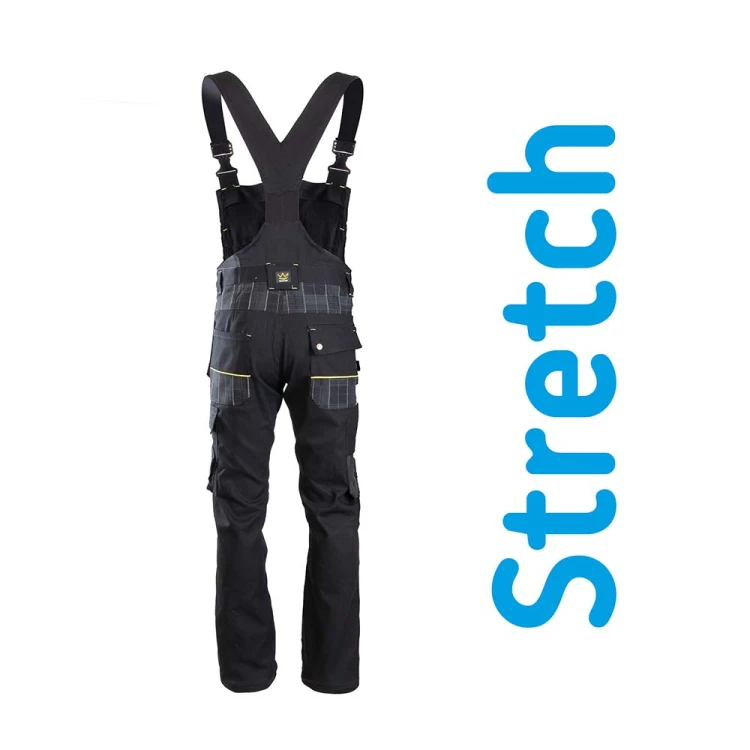 Spodnie robocze ogrodniczki stretch Polstar SevenK DIAMANT - rozmiar 48