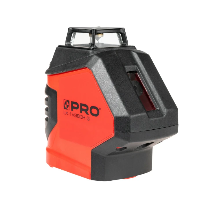 Laser płaszczyznowy PRO LK-1V360H G zielony (25m)