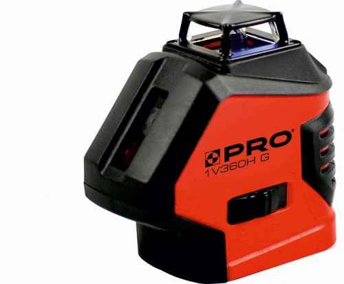 Laser płaszczyznowy PRO LK-1V360H G zielony (25m)
