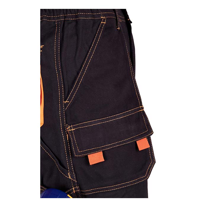 Spodenki robocze szorty Polstar BRIXTON SPARK czarne  - rozmiar 48