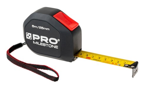 Miara 5m/25mm MILESTONE PRO-MZ185