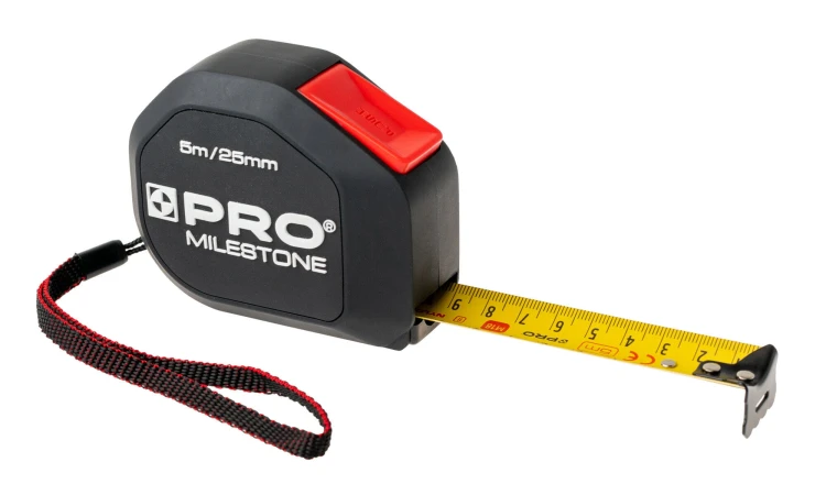 Miara 5m/25mm MILESTONE PRO-MZ185