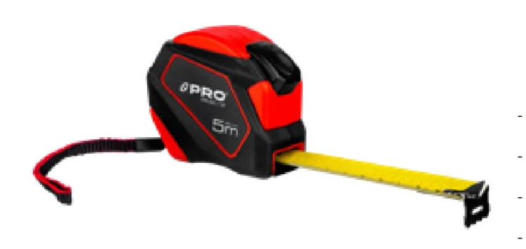 Miara 3m/16mm z hamulcem PRO-MZ203