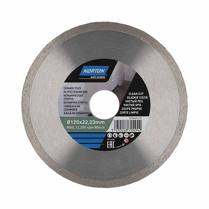 Tarcza diamentowa 125x22.2mm ciągła Norton CEE