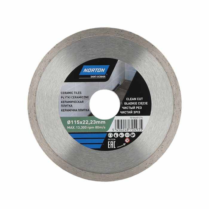 Tarcza diamentowa 115x22.2mm ciągła Norton CEE