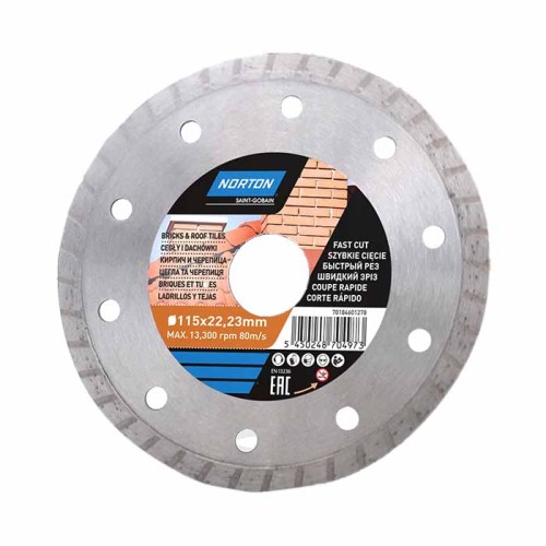 Tarcza diamentowa 115x22.2mm turbo Norton CEE