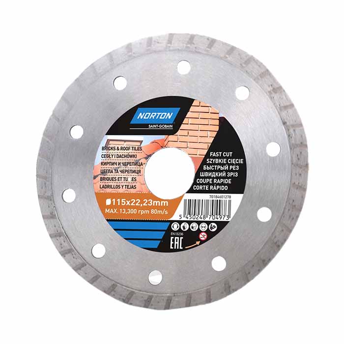 Tarcza diamentowa 115x22.2mm turbo Norton CEE