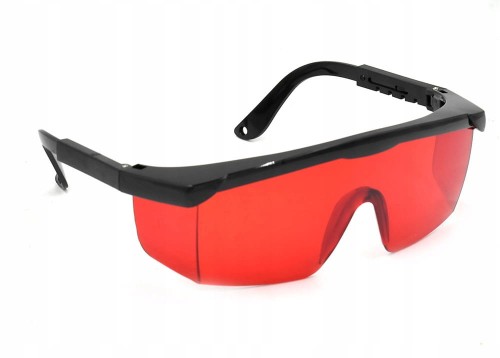 Okulary ochronne do lasera czerwone LG-R PRO 3-01-06-38-040