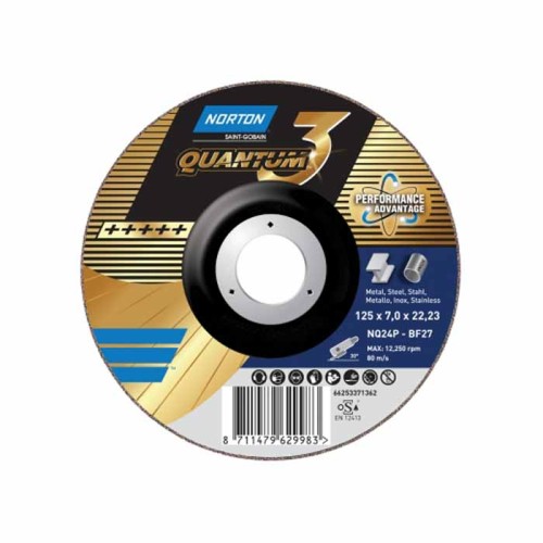 Tarcza do metalu 125x7.0mm Norton QUANTUM3