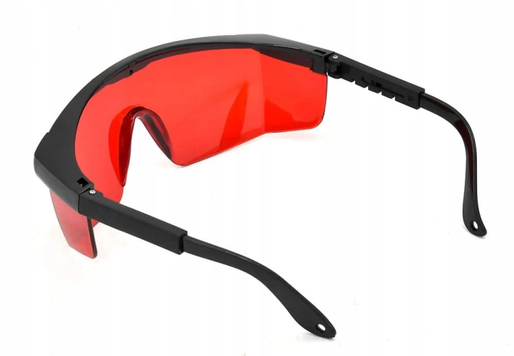 Okulary ochronne do lasera czerwone LG-R PRO 3-01-06-38-040