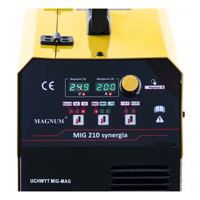 Spawarka inwertorowa MIG/MAG Magnum MIG 210 SYNERGIA + MMA/TIG LIFT [230V]