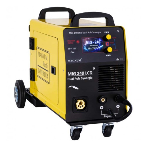 Spawarka inwertorowa MIG/MAG Magnum MIG 240 DUAL PULS SYNERGIA LCD + MMA/TIG LIFT [230V]