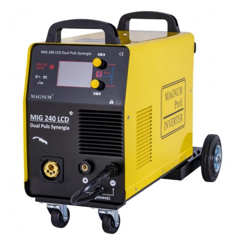 Spawarka inwertorowa MIG/MAG Magnum MIG 240 DUAL PULS SYNERGIA LCD + MMA/TIG LIFT [230V]