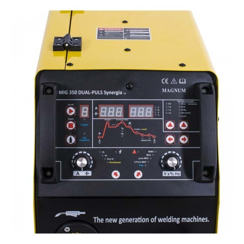 Spawarka inwertorowa MIG/MAG Magnum MIG 350 DUAL PULS SYNERGIA + MMA [400V]