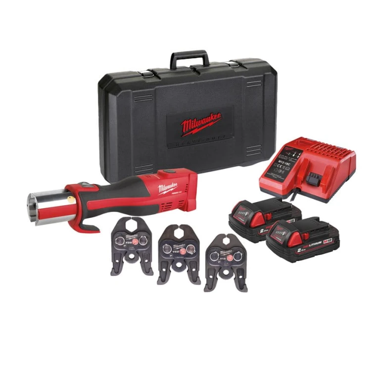 Zaciskarka Milwaukee M18 BLHPT-202C V-SET AKU 18V (2x 2.0 Ah) - 4933451134