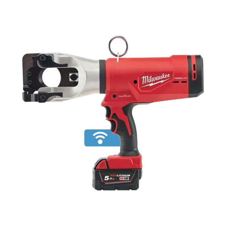 Nożyce hydrauliczne do kabli Milwaukee M18 HCC45-522C AKU 18V (5.0 + 2.0 Ah) - 4933459266