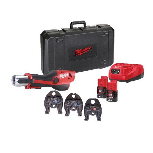 Praska subkompaktowa hydrauliczna Milwaukee M12 HPT-202C V-SET2 AKU 12V  (2x 2.0 Ah) - 4933459382