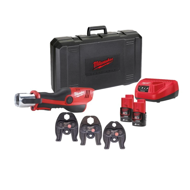 Praska subkompaktowa hydrauliczna Milwaukee M12 HPT-202C V-SET AKU 12V (2x 2.0 Ah) - 4933443100