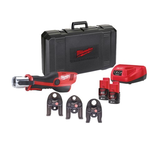 Praska subkompaktowa hydrauliczna Milwaukee M12 HPT-202C TH-SET AKU 12V (2x 2.0 Ah) - 4933443105