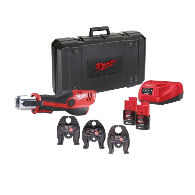 Praska subkompaktowa hydrauliczna Milwaukee M12 HPT-202C M-SET AKU 12V (2x 2.0 Ah) - 4933443095
