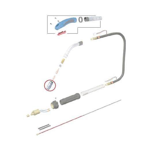 Dysza gazowa MB15 wąska 9.5mm