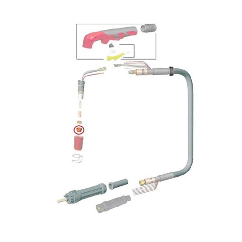 Dysza tnąca cylindryczna do plazmy PD 0101