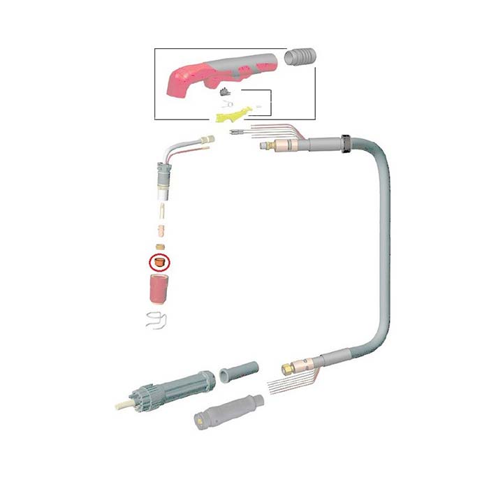 Dysza tnąca cylindryczna do plazmy PD 0114