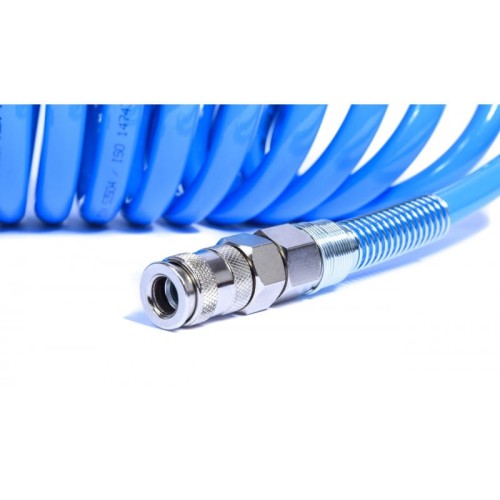 Wąż spiralny poliuretan PU 14x10-15m TB