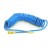 Wąż spiralny poliuretan PU 12x8-15m BLU