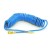 Wąż spiralny poliuretan PU 8x5,5-15m BLU