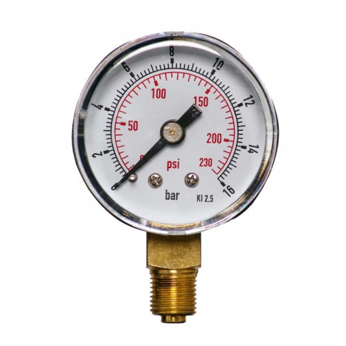 Manometr M40R 0-16 WS  - gwint 1/8” kl. 2.5