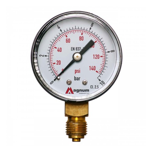 Manometr M50R 0-10 WS - gwint 1/4” kl. 2.5