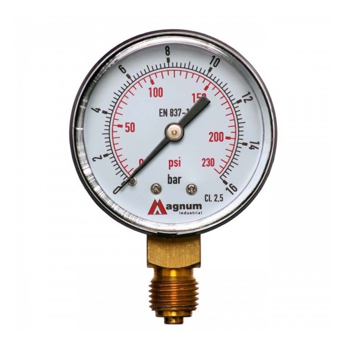 Manometr M50R 0-16 WS - gwint 1/4” kl. 2.5
