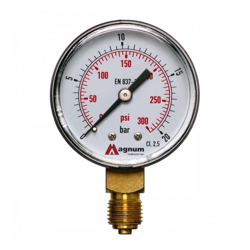 Manometr M50R 0-20 WS - gwint 1/4” kl. 2.5