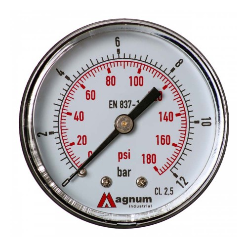 Manometr M50T 0-10 WS - gwint 1/4” kl. 2.5