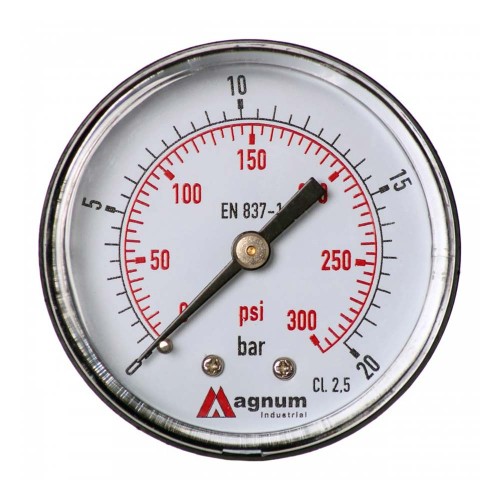 Manometr M50T 0-20 WS - gwint 1/4” kl. 2.5