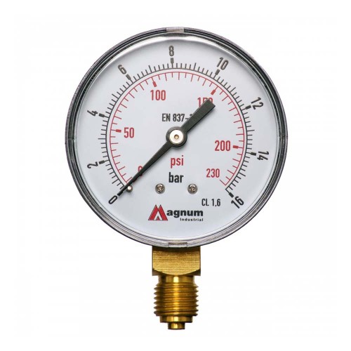 Manometr M63R 0-16 WS - gwint 1/4” kl. 2.5