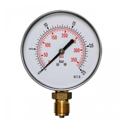 Manometr M100R 0-20 WS - gwint 1/2” kl. 2.5