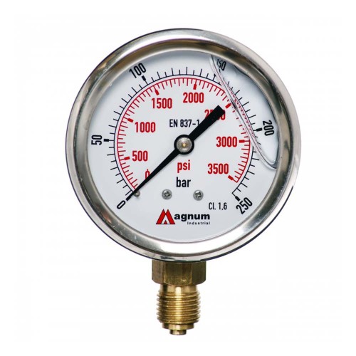 Manometr M63RG 0-400 WS – gwint 1/4” kl. 1.6