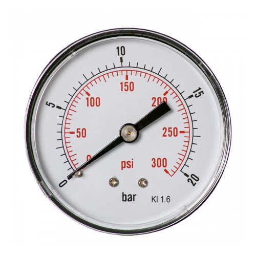 Manometr M63T 0-20 WS - gwint 1/4” kl. 2.5