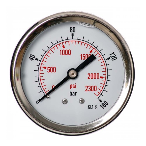 Manometr M63TG 0-160 WS – gwint 1/4” kl. 1.6