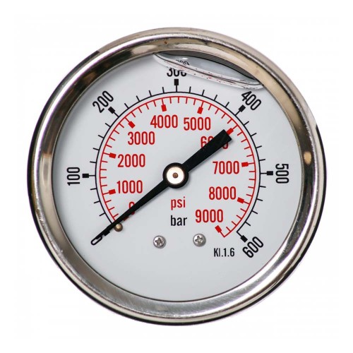 Manometr M63TG 0-600 WS – gwint 1/4” kl. 1.6