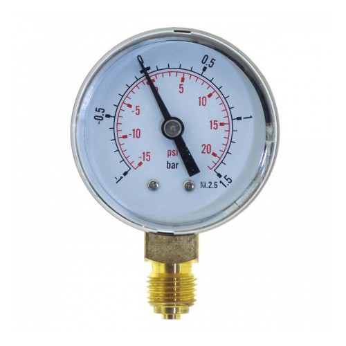 Manowakuometr MW50R -1-1.5 BAR G 1/4"