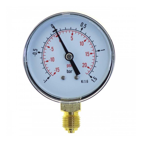 Manowakuometr MW63R -1-1.5 BAR G 1/4"