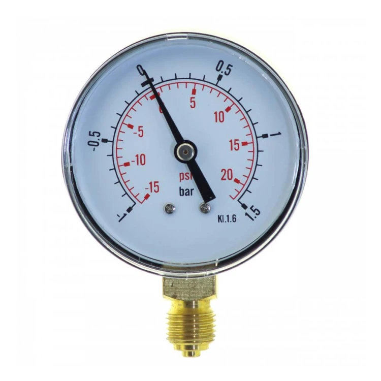 Manowakuometr MW63R -1-1.5 BAR G 1/4"