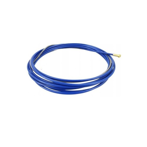 Wkład spiralny prowadzący drut niebieski 0,8 mm stal - 4m